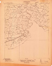 Peterstown Virginia Historical topographic map, 1:48000 scale, 15 X 15 Minute, Year 1913