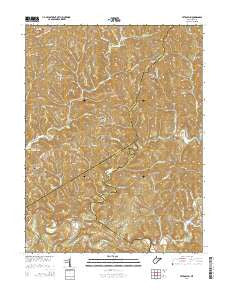Petroleum West Virginia Historical topographic map, 1:24000 scale, 7.5 X 7.5 Minute, Year 2014