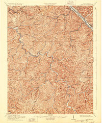 Peytona West Virginia Historical topographic map, 1:62500 scale, 15 X 15 Minute, Year 1911