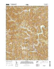 Philippi West Virginia Historical topographic map, 1:24000 scale, 7.5 X 7.5 Minute, Year 2014