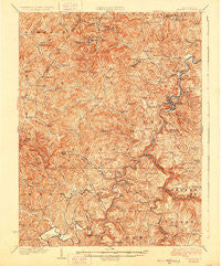 Philippi West Virginia Historical topographic map, 1:62500 scale, 15 X 15 Minute, Year 1928