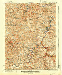 Philippi West Virginia Historical topographic map, 1:62500 scale, 15 X 15 Minute, Year 1928