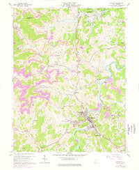 Philippi West Virginia Historical topographic map, 1:24000 scale, 7.5 X 7.5 Minute, Year 1960