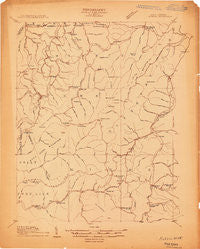 Pickens West Virginia Historical topographic map, 1:48000 scale, 15 X 15 Minute, Year 1913