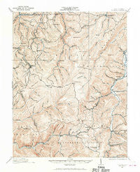 Pickens West Virginia Historical topographic map, 1:62500 scale, 15 X 15 Minute, Year 1913