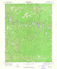 Pineville West Virginia Historical topographic map, 1:24000 scale, 7.5 X 7.5 Minute, Year 1967