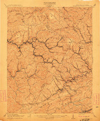 Pocahontas Special West Virginia Historical topographic map, 1:62500 scale, 15 X 15 Minute, Year 1911