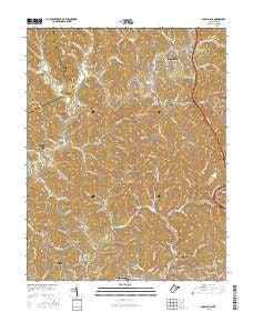 Pocatalico West Virginia Current topographic map, 1:24000 scale, 7.5 X 7.5 Minute, Year 2016