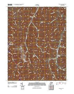 Powellton West Virginia Historical topographic map, 1:24000 scale, 7.5 X 7.5 Minute, Year 2011