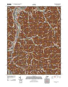 Prichard West Virginia Historical topographic map, 1:24000 scale, 7.5 X 7.5 Minute, Year 2011