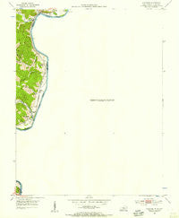 Prichard West Virginia Historical topographic map, 1:24000 scale, 7.5 X 7.5 Minute, Year 1953