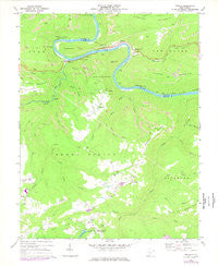 Prince West Virginia Historical topographic map, 1:24000 scale, 7.5 X 7.5 Minute, Year 1969