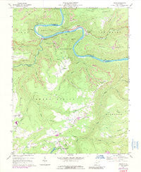 Prince West Virginia Historical topographic map, 1:24000 scale, 7.5 X 7.5 Minute, Year 1969
