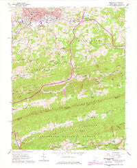 Princeton West Virginia Historical topographic map, 1:24000 scale, 7.5 X 7.5 Minute, Year 1962