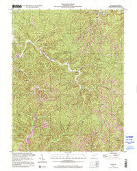Quick West Virginia Historical topographic map, 1:24000 scale, 7.5 X 7.5 Minute, Year 2000