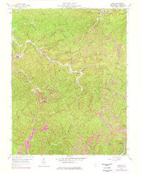 Quick West Virginia Historical topographic map, 1:24000 scale, 7.5 X 7.5 Minute, Year 1958