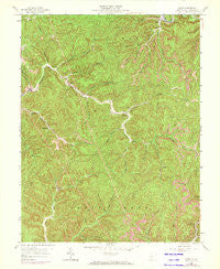 Quick West Virginia Historical topographic map, 1:24000 scale, 7.5 X 7.5 Minute, Year 1958