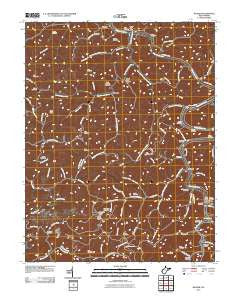 Ranger West Virginia Historical topographic map, 1:24000 scale, 7.5 X 7.5 Minute, Year 2011
