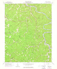 Ranger West Virginia Historical topographic map, 1:24000 scale, 7.5 X 7.5 Minute, Year 1962
