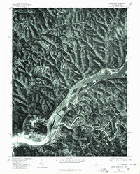 Raven Rock West Virginia Historical topographic map, 1:24000 scale, 7.5 X 7.5 Minute, Year 1975