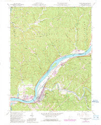 Raven Rock West Virginia Historical topographic map, 1:24000 scale, 7.5 X 7.5 Minute, Year 1961