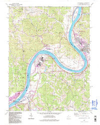 Ravenswood West Virginia Historical topographic map, 1:24000 scale, 7.5 X 7.5 Minute, Year 1994
