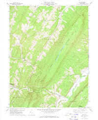 Rio West Virginia Historical topographic map, 1:24000 scale, 7.5 X 7.5 Minute, Year 1970