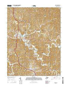 Ripley West Virginia Historical topographic map, 1:24000 scale, 7.5 X 7.5 Minute, Year 2014