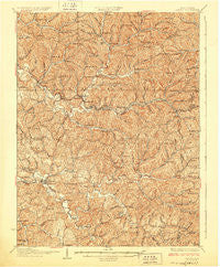 Ripley West Virginia Historical topographic map, 1:62500 scale, 15 X 15 Minute, Year 1928