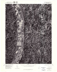 Robertsburg West Virginia Historical topographic map, 1:24000 scale, 7.5 X 7.5 Minute, Year 1977