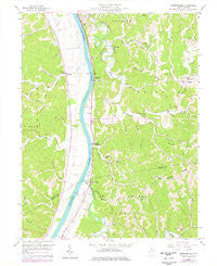 Robertsburg West Virginia Historical topographic map, 1:24000 scale, 7.5 X 7.5 Minute, Year 1958