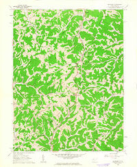Rockport West Virginia Historical topographic map, 1:24000 scale, 7.5 X 7.5 Minute, Year 1960