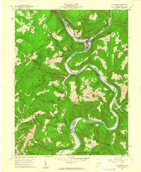 Rowlesburg West Virginia Historical topographic map, 1:24000 scale, 7.5 X 7.5 Minute, Year 1960