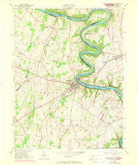 Shepherdstown West Virginia Historical topographic map, 1:24000 scale, 7.5 X 7.5 Minute, Year 1953