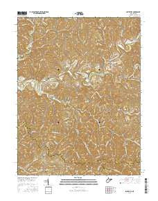 Smithville West Virginia Current topographic map, 1:24000 scale, 7.5 X 7.5 Minute, Year 2016
