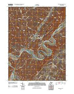 Springfield West Virginia Historical topographic map, 1:24000 scale, 7.5 X 7.5 Minute, Year 2011