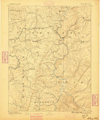 St. George West Virginia Historical topographic map, 1:125000 scale, 30 X 30 Minute, Year 1891