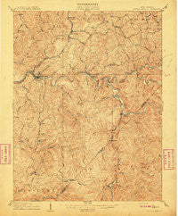 Sutton Special West Virginia Historical topographic map, 1:62500 scale, 15 X 15 Minute, Year 1910
