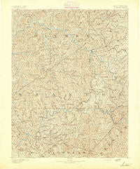 Sutton West Virginia Historical topographic map, 1:125000 scale, 30 X 30 Minute, Year 1893