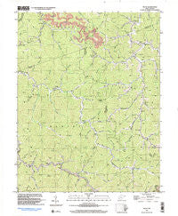 Trace West Virginia Historical topographic map, 1:24000 scale, 7.5 X 7.5 Minute, Year 1997
