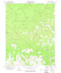Trout West Virginia Historical topographic map, 1:24000 scale, 7.5 X 7.5 Minute, Year 1977