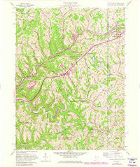Valley Grove West Virginia Historical topographic map, 1:24000 scale, 7.5 X 7.5 Minute, Year 1959