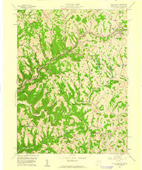 Valley Grove West Virginia Historical topographic map, 1:24000 scale, 7.5 X 7.5 Minute, Year 1959