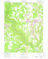 Valley Point West Virginia Historical topographic map, 1:24000 scale, 7.5 X 7.5 Minute, Year 1959