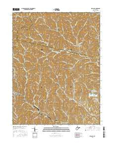 Wallace West Virginia Current topographic map, 1:24000 scale, 7.5 X 7.5 Minute, Year 2016