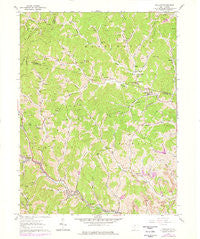 Wallace West Virginia Historical topographic map, 1:24000 scale, 7.5 X 7.5 Minute, Year 1960