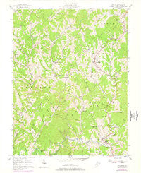 Walton West Virginia Historical topographic map, 1:24000 scale, 7.5 X 7.5 Minute, Year 1957