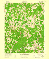 Walton West Virginia Historical topographic map, 1:24000 scale, 7.5 X 7.5 Minute, Year 1957