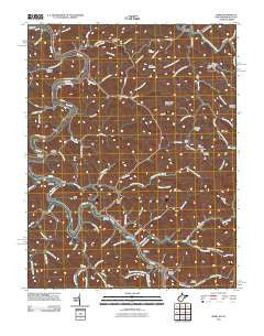Webb West Virginia Historical topographic map, 1:24000 scale, 7.5 X 7.5 Minute, Year 2010