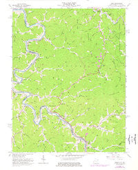 Webb West Virginia Historical topographic map, 1:24000 scale, 7.5 X 7.5 Minute, Year 1963